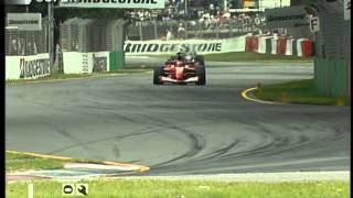 Formula 1 Accidente de Jacques Villeneuve Melbourne 2001 fr [upl. by Woodie]