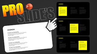 Dynamic AGENDA slides in PowerPoint ppt [upl. by Audrit]