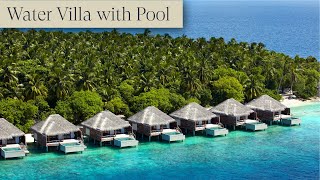 Water Villa with Pool  Dusit Thani Maldives [upl. by Akimehs7]