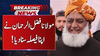 BREAKING NEWS  Maulana Fazal ur Rehman Makes BIG Announcement  Neo News  J191W [upl. by Nylekoorb]