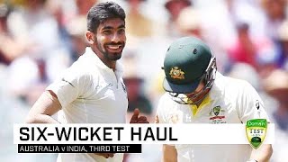 Brilliant Bumrah skittles Australia [upl. by Gunzburg]