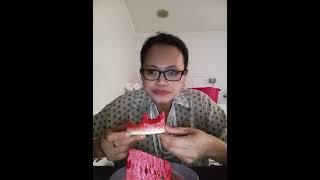 MUKBANG NG WATERMELON🍉 watermelon mukbang food shortvideo cravings Miraflor Channel [upl. by Assel252]