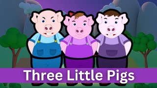 Three Little Pigs in Hindi  Bedtime Stories for Kids  Kahani  Funtarakids [upl. by Drona]