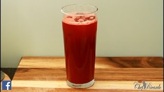 Beetroot Drink With Lemon Ginger amp Honey Detoxing Your Body  Recipes By Chef Ricardo [upl. by Black]