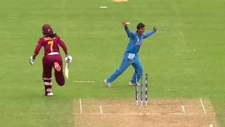 Mandhana runs out Stafanie Taylor  WWC17 Nissan Play of the Day [upl. by Fotinas]