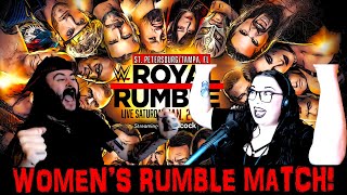 WWE WOMENS ROYAL RUMBLE MATCH 2024 LIVE REACTION [upl. by Llireva948]