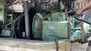 Loose flywheel gm 4104 bus Detroit diesel 671 [upl. by Toddy]