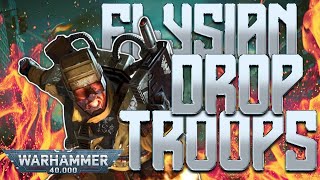 Elysian Drop Troops  Warhammer 40k Lore History and Fan Story [upl. by Farrica478]