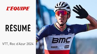 VTT  Le Français Jordan Sarrou remporte le Roc dAzur 2024  Le résumé de sa victoire [upl. by Brear]