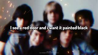 The Rolling Stones  quotPaint It Blackquot PaintItBlack TheRollingStones audio lyrics 8d 8daudio [upl. by Nwahsirhc416]