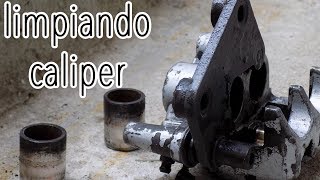 MANTENIMIENTO DE caliper de motocicleta BIEN EXPLICADO [upl. by Jessalyn]