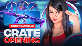 New M416 Crate Opening amp Maxing 😍  Krutika is Live [upl. by Ahcas]