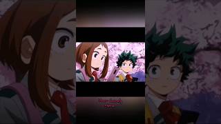 Uraraka and Deku video💚💖urarakadekuizuochamyheroacademiamhashortsizukumidoriyaurarakaochaco [upl. by Eltotsira630]