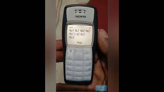 Nokia 1100  Ringtone Composer  Year 2003 [upl. by Ahsitan]