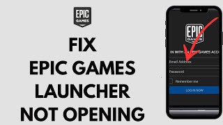 How To Fix Epic Games Launcher Not Opening Problem EASY [upl. by Rufe]