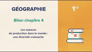 Les espaces de production dans le monde  une diversité croissante Géographie 1re [upl. by Eseeryt52]