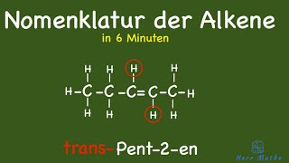 Die Nomenklatur der Alkene [upl. by Julina492]