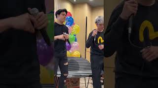 Arkin and Elmo Magalona singing Kaleidoscope World  McDo Centris Oct 8 2023 TogethERRRRwithELMO [upl. by Espy]