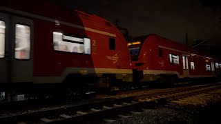 Züge in München Moosach und München unterschleißheim mit Siemens Desiro HC [upl. by Harihs]