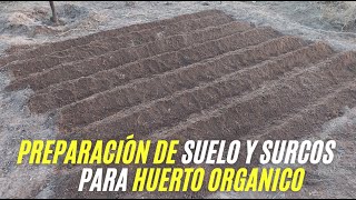 Preparación del Suelo Cómo Crear Surcos Perfectos para un Huerto Familiar Orgánico y Saludable [upl. by Ocirled]