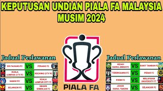 Keputusan Undian Piala FA Malaysia 20242025 🔥 Johor Darul Takzim vs Selangor FC [upl. by Ribak829]