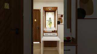 interior design of temple in house to mandir wahi balayage shorts krishnastatus interior [upl. by Ennovihc158]