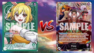 One Piece TCG Carrot VS Foxy [upl. by Eugeniusz]