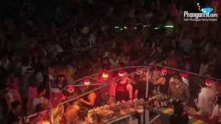 Drop in Bar  Full Moon Party Koh Phangan [upl. by Elwira]