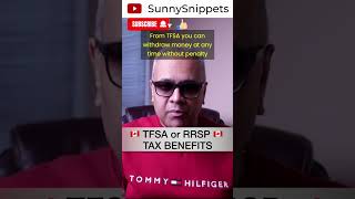 TFSA or RRSP TAX BENEFITS 🇨🇦 quotUnlock a World of Tax Benefitsquot [upl. by Ennovahc]