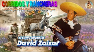 DAVID ZAIZAR 30 RANCHERAS MATONAS PEGADITAS 🎸🎸 CORRIDOS Y RANCHERAS VIEJITAS [upl. by Salena]