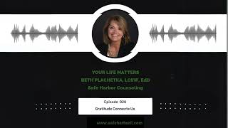 SHC Episode 029 Safe Harbor Counseling Gratitude Connects Us [upl. by Amandi]