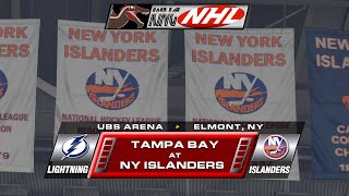 SpinoKing NHL Saturday Tampa Bay  NY Islanders  NHL 24 Simulation [upl. by Theodore]