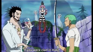 Zoro learn Haki from Mihawk ⚔️🔥English Sub720p One Piece onepiece zoro haki mihawk [upl. by Yvette188]