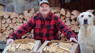 Cutting a Years Supply of Fatwood [upl. by Latton]