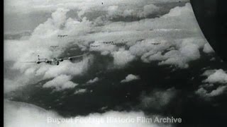 HD Historic Archival Stock Footage WWII Japanese Air Base Bombed in Philippines [upl. by Alhak]