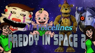 FNaF 58 Freddy in Space 2 All Voicelines With subtitles [upl. by Gilbertson]