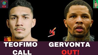 TEOFIMO LOPEZ CALLS OUT GERVONTA DAVIS FOR A FIGHT [upl. by Toolis]