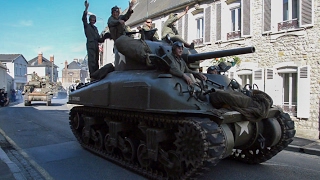 Tank Parade in Normandy  DDay 2014 [upl. by Hakaber237]