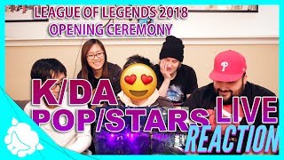 KDA POPSTARS Opening Ceremony REACTION  League of Legends 2018 World Championship [upl. by Wernher529]