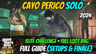 Cayo Perico Heist SOLO Full Guide  BEST Way To Do Cayo Perico Heist SOLO GTA Online 2024 [upl. by Polinski]