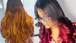 Easy Quick Freehand Balayage …balayage balayage hair haircolor behindthechair haircut viral [upl. by Angrist344]