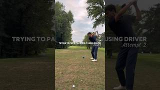 Trying to par a Par 4 only using driver golf [upl. by Gnouc820]