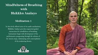 Mindfulness of Breathing  Meditation 1 [upl. by Atilam]