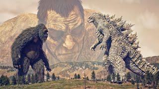 Kong Saves Godzilla  Colossal Muscular Titan Enters the Scene [upl. by Cyndy]