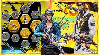 HOW TO GET THOMPSON CYBER🔥😱 CLAWS JUST IN 2 SPINS 😱👽 FREE FIRE NEW EVENTS  BlackLock [upl. by Garbe202]