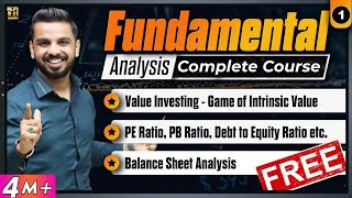 Fundamental Analysis Complete Course  How to Select Best Stocks for Investment in Share Market [upl. by Harlen]