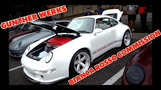 The Incredible Gunther Werks Porsche 993 Bianco Rosso Commission Gunther Werks Porsche 911 [upl. by Nylrats]