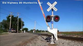 Railroad Crossings of the NS Memphis District East End Part 2 Decatur AL to Fackler AL [upl. by Haldan]