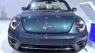 2018 Volkswagen Beetle Convertible  Exterior And Interior Walkaround  2018 Montreal Auto Show [upl. by Darrell]