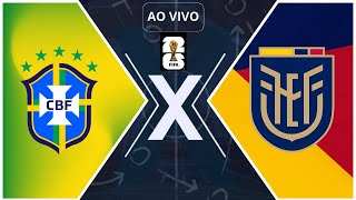 BRASIL X EQUADOR  TRANSMISSÃO AO VIVO  ELIMINATÓRIAS DA COPA [upl. by Anal386]